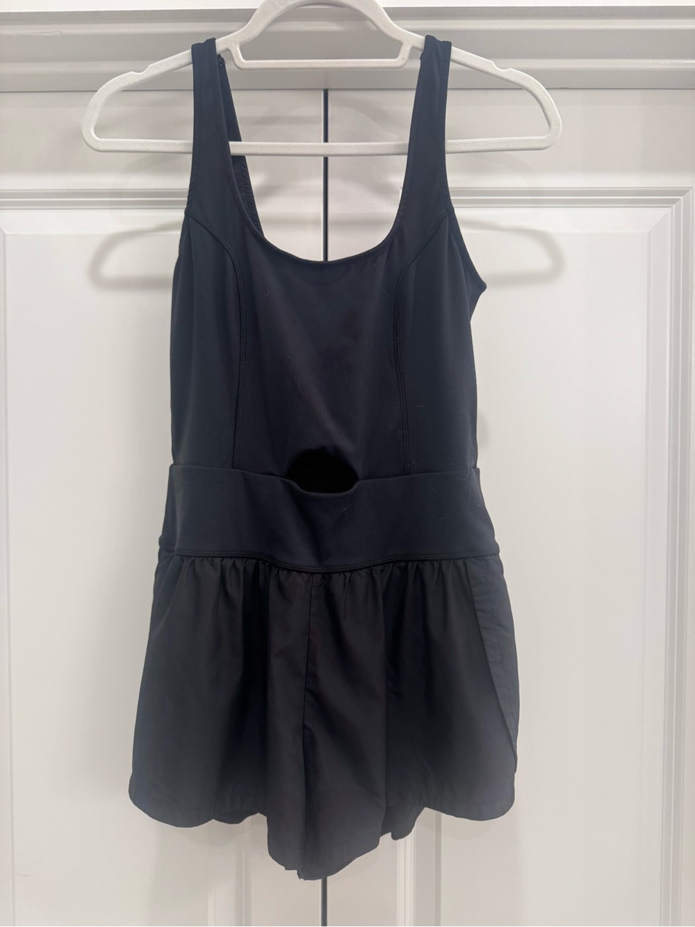 Aeropostale Black Scoop Neck Romper-Small